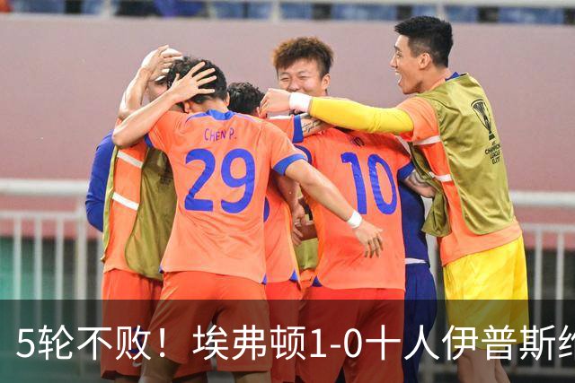 5轮不败！埃弗顿1-0十人伊普斯维奇 巴里破门+进球被吹法塔乌染红